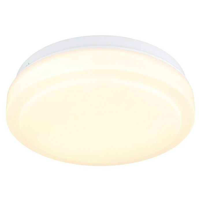 Globo Okrugla stropna LED svjetiljka Imelda  (9 W, Ø x V: 18 x 6,5 cm, Topla bijela) | BAUHAUS