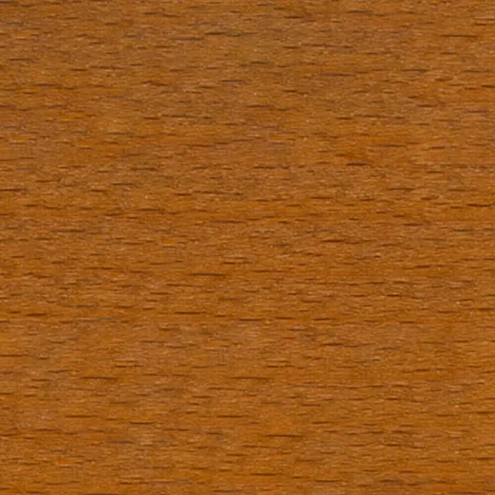 Clou Holzbeize Pulverbeize - Teak, 5 g, Geeignet für: Alle Holzarten - Nahaufnahme einer Holzoberfläche mit feiner Maserung in warmen, braunen Farbtönen. Ideal für Möbel und Innenausbau!