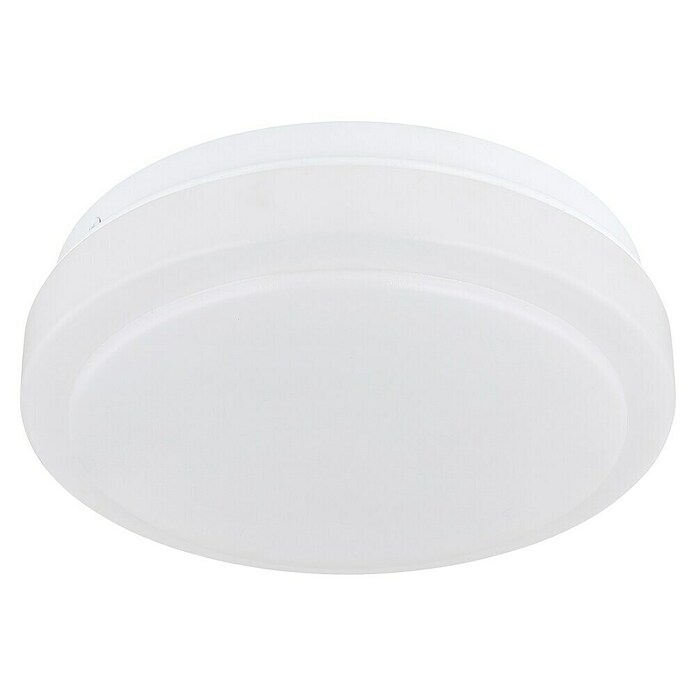 Globo Okrugla stropna LED svjetiljka Imelda  (9 W, Ø x V: 18 x 6,5 cm, Topla bijela) | BAUHAUS