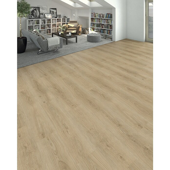 Living by Haro Hydrostar Designboden (Eiche Lucca puro, Landhausdiele, 1 282 x 235 x 6,5 mm) | BAUHAUS
