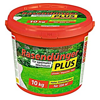 Rasendünger PLUS (10 kg, Inhalt ausreichend für ca.: 330 m²)