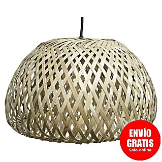 Tween Light Lámpara colgante redonda Bambú (Ø x Al: 45 x 26 cm, Bambú)