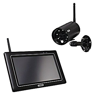 Abus OneLook Bewakingscameraset PPDF16000 (7″ lcd-kleurenscherm met luidsprekers, Reikwijdte detectiebereik: 8 m (infrarood))