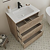 Conjunto de mueble de baño Inter (Ancho: 80 cm, Nebraska, 3 pzs.) | BAUHAUS