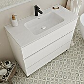 Conjunto de mueble de baño Inter (Ancho: 100 cm, Blanco, 3 pzs.) | BAUHAUS