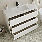 Conjunto de mueble de baño Inter (Ancho: 100 cm, Blanco, 3 pzs.) | BAUHAUS