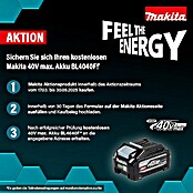Makita XGT 40V max. Akku-Rasenmäher LM001GT204 (40 V, 2 Akkus, 5 Ah, Schnittbreite: 48 cm) | BAUHAUS