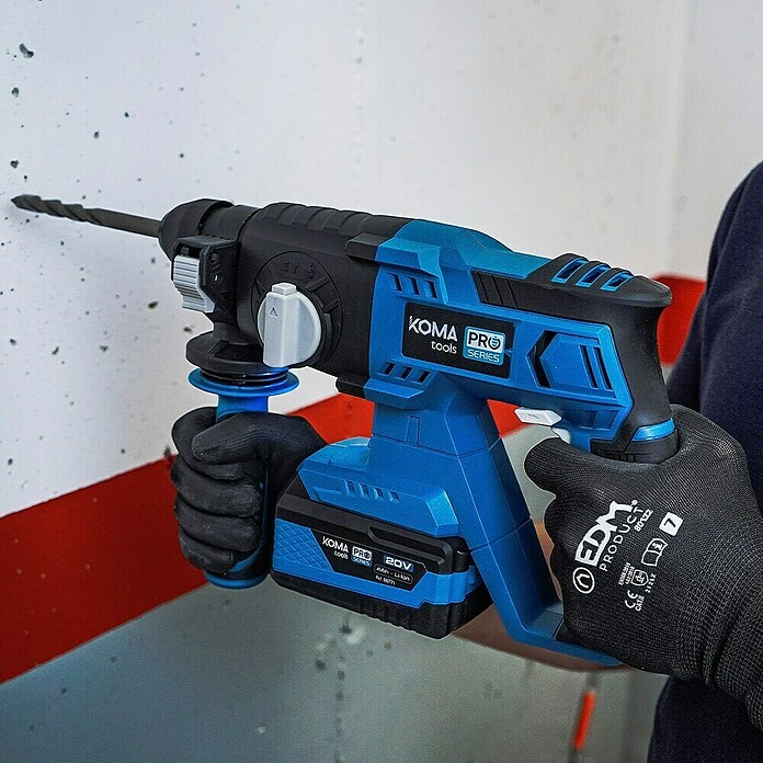 Koma Tools PRO Series Martillo combinado de batería (20 V, Sin batería, 4 Ah - 5 Ah, 1,8 J, Número máx. de impactos: 5.500 /min) | BAUHAUS