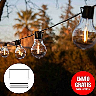 Guirnalda y barra decorativa Afrodita (Negro, PVC, Redonda, 10 ud.)