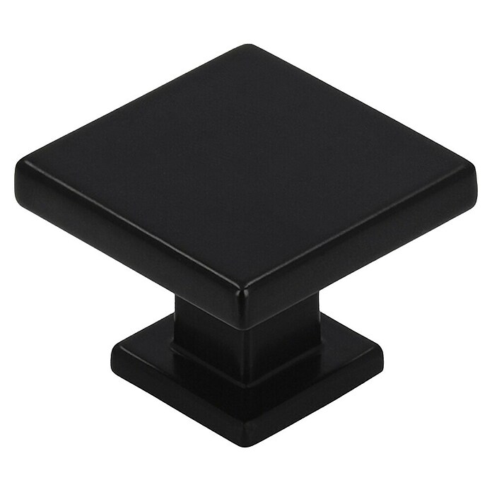 Siro Ručkica za namještaj  (D x Š x V: 30 x 30 x 23 mm, Crna) | BAUHAUS