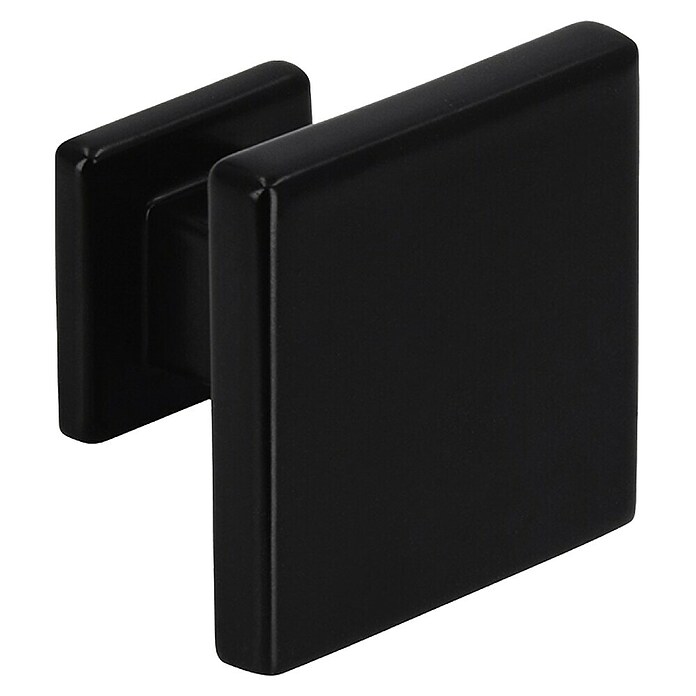 Siro Ručkica za namještaj  (D x Š x V: 30 x 30 x 23 mm, Crna) | BAUHAUS