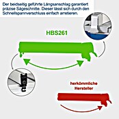 Scheppach Bandsäge HBS 261 (550 W, Durchlasshöhe: 130 mm, Durchlassbreite: 245 mm) | BAUHAUS
