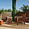 Celosía PVC 48 mm (An x Al: 1 x 2 m, Marrón)