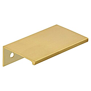 Siro Pohištveni ročaj (Vrsta pohištvenega ročaja: Lupina, Do x Š x V: 70 x 40 x 20 mm, Aluminij, Pozlačeno)