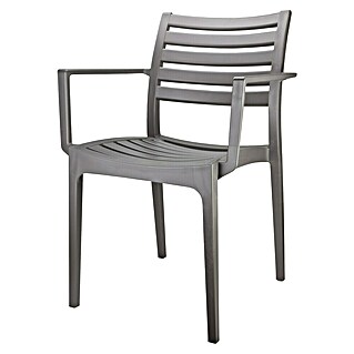 Vrtni stol Capri (Temno siva, 57 x 56 x 82 cm)