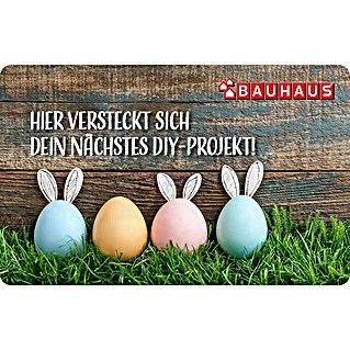 Gutscheinkarte (Zum Selbstausdruck, 20 Euro, DIY zu Ostern)