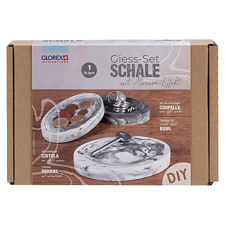 Glorex  Bastel-Set Giess-Set Schale