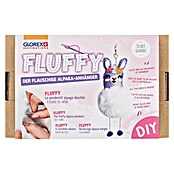Glorex Bastel-Set Fluffy Anhänger (1 Stk., Lila/Weiß) | BAUHAUS