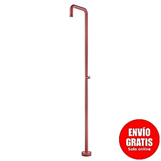 Imex Poolimex Ducha de jardín Utah (236 cm, Acero inoxidable, Rosa coral)