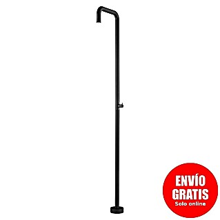 Imex Poolimex Ducha de jardín Utah (236 cm, Acero inoxidable, Negro mate)