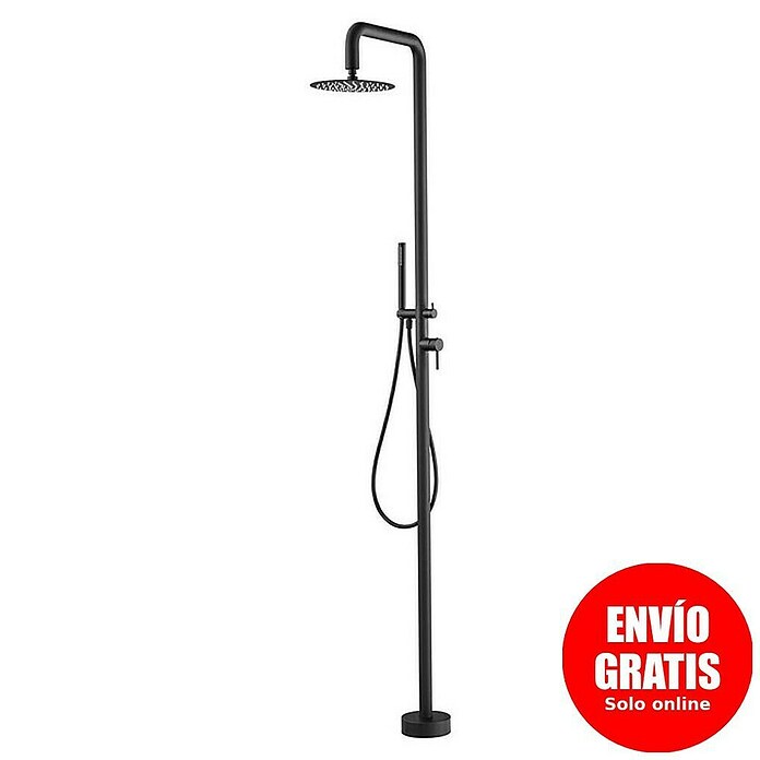 Imex Poolimex Ducha de piscina Florida (222 cm, Acero inoxidable, Negro mate) | BAUHAUS