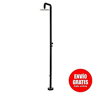 Imex Poolimex Ducha de piscina Michigan (240 cm, Acero inoxidable, Negro mate)