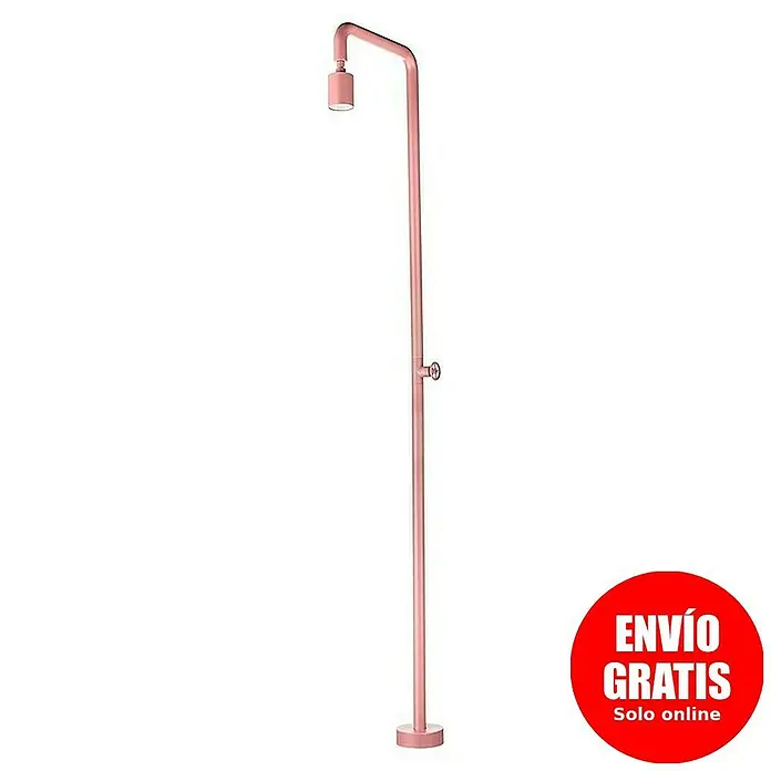Imex Poolimex Ducha de piscina Pool - 235 cm, Acero inoxidable, Rosa coral - Ducha exterior rosa con diseño minimalista, ideal para jardines o piscinas. Envío gratis online.