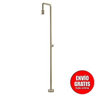 Imex Poolimex Ducha de jardín Pool (235 cm, Acero inoxidable, Moka)