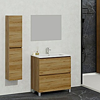 Artysan Conjunto de mueble de baño Late (Ancho: 80 cm, Roble waira, 3 pzs.)