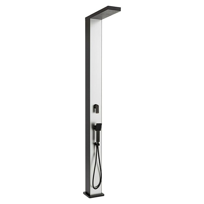 Steinbach Solardusche (Höhe: 220 cm, Schwarz/Weiß, 40 l) | BAUHAUS