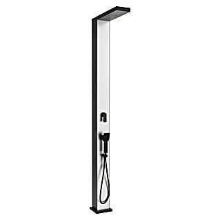 Steinbach Solardusche (Höhe: 220 cm, Schwarz/Weiß, 40 l)