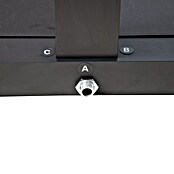 Steinbach Solardusche The Gate (Höhe: 220 cm, Aluminium, Schwarz, 30 l) | BAUHAUS