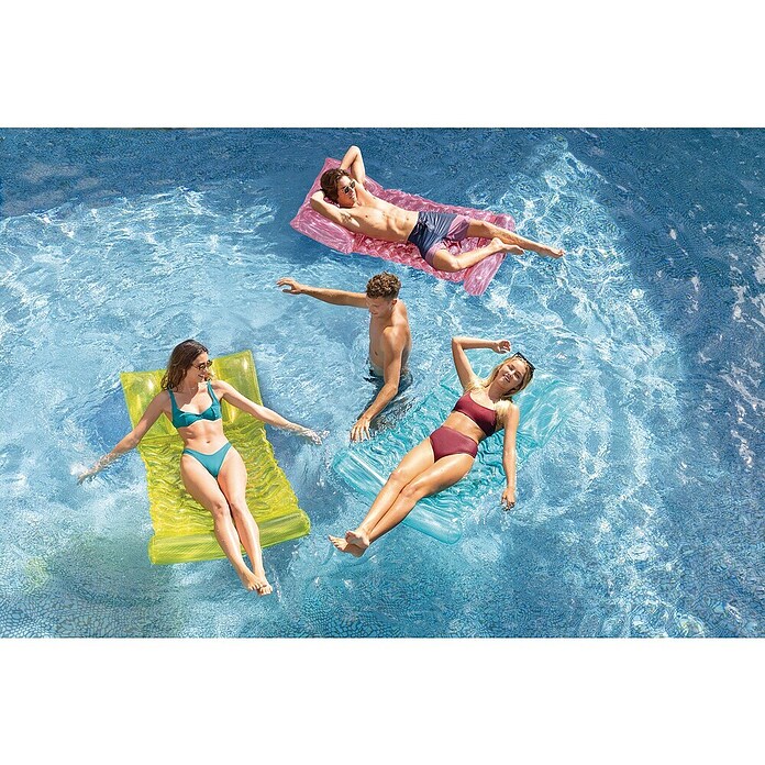 Intex Luftmatratze (L x B: 137 x 86 cm, Sortiert in Gelb, Pink, Blau) | BAUHAUS