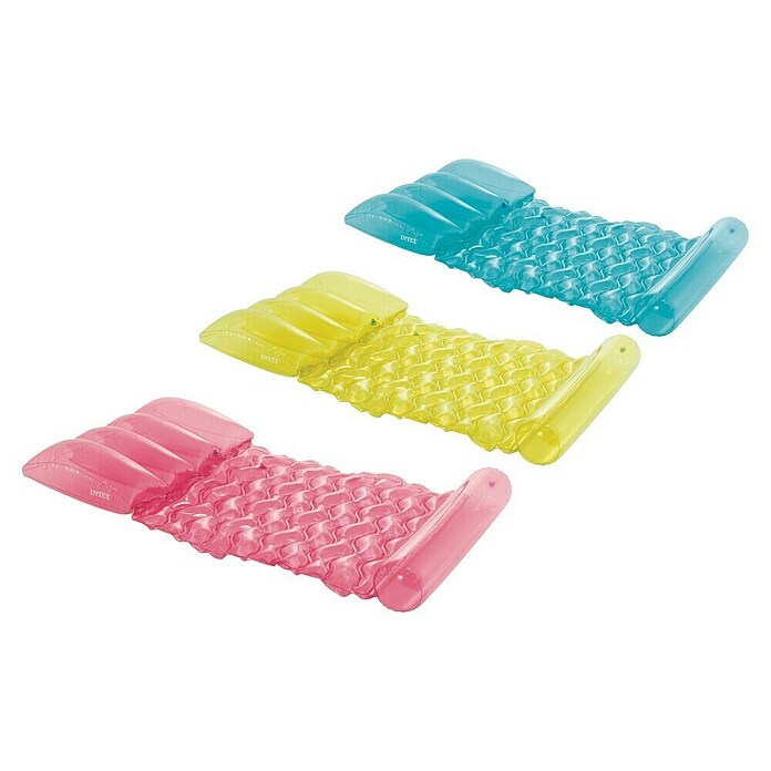 Intex Luftmatratze (L x B: 137 x 86 cm, Sortiert in Gelb, Pink, Blau) | BAUHAUS
