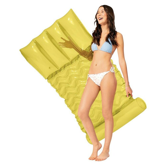 Intex Luftmatratze (L x B: 137 x 86 cm, Sortiert in Gelb, Pink, Blau) | BAUHAUS