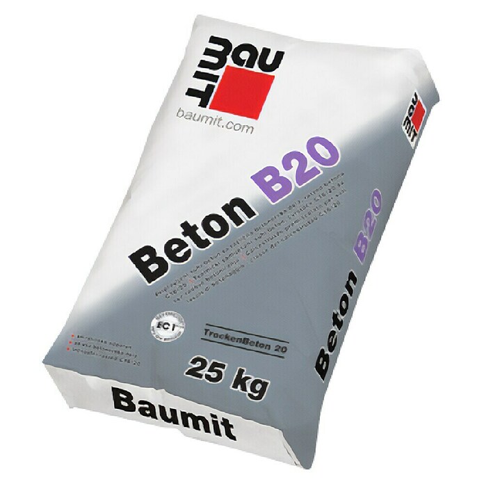 Baumit Suhi beton B20  (25 kg) | 5547 - Marken Mörtel Bindemittel, Reparaturprodukte | FADA - Mauern Renov  Ausgleichen | FAD - Baustoffe | FA - Baustoffe | F - Baustoffe | BAUHAUS