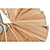 Minka Spindeltreppe Venezia (Durchmesser: 120 cm, Silber, Farbe Stufen: Buche Hell, Geschosshöhe: Max. 309 cm)