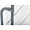 Minka Spindeltreppe Venezia (Durchmesser: 120 cm, Silber, Farbe Stufen: Buche Hell, Geschosshöhe: Max. 309 cm)