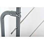 Minka Spindeltreppe Venezia (Durchmesser: 120 cm, Silber, Farbe Stufen: Buche Hell, Geschosshöhe: Max. 309 cm)