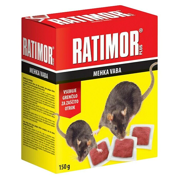 Vaba za podgane in miši Ratimor Plus  (150 g) | 7531 - Rodentizide | IAHD - Pflanzenschutz | IAH - Dünger / Pflanzenschutz | IA - Gartenhartware | I - Stadtgarten | BAUHAUS