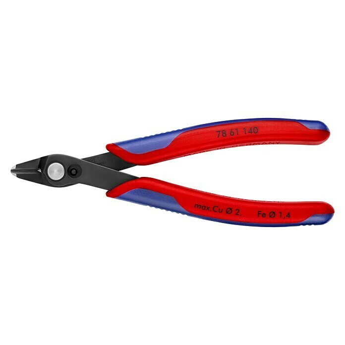 Knipex Seitenschneider (Länge: 140 mm, Material Griff: Mehrkomponenten-Hülle, Ausführung Kopf: Brüniert)