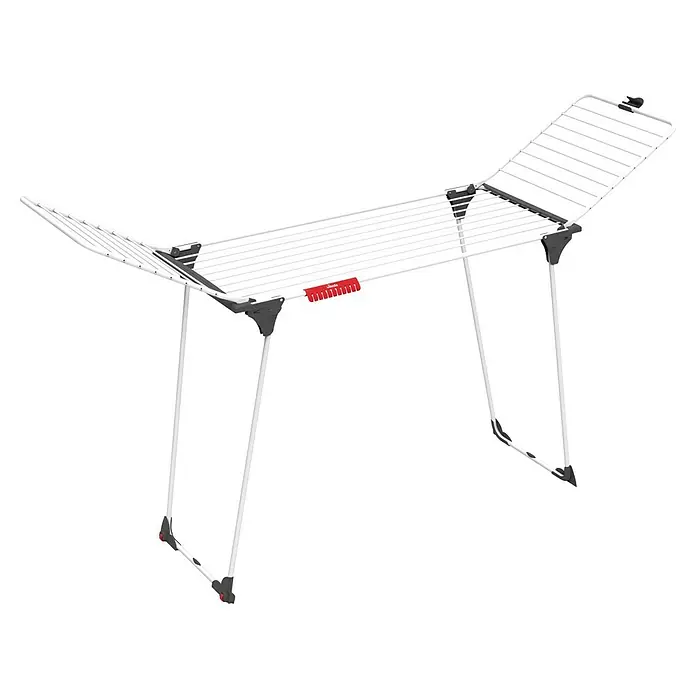 Vileda Tendedero con alas Magnum - Longitud cuerda de tender: 24 m, Blanco - El tendedero Vileda Genius 70 es un tendedero de interior compacto y versátil, perfecto para espacios pequeños con alas abatibles.