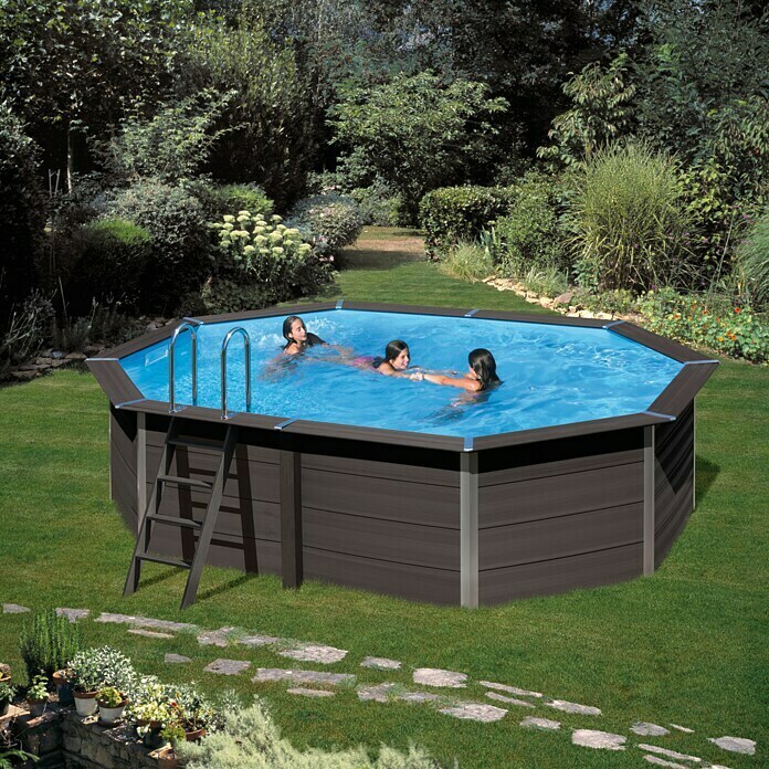 Gre Set piscina completa Avantgarde (664 x 386 x 124 cm, 21.500 l)