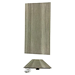 Jollytherm Calentador cerámico por infrarrojos (An x Al: 600 x 1.200 mm, 1.100 W, Gris)