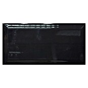 Revestimiento de pared Bisel (10 x 20 cm, Negro, Brillante) | BAUHAUS