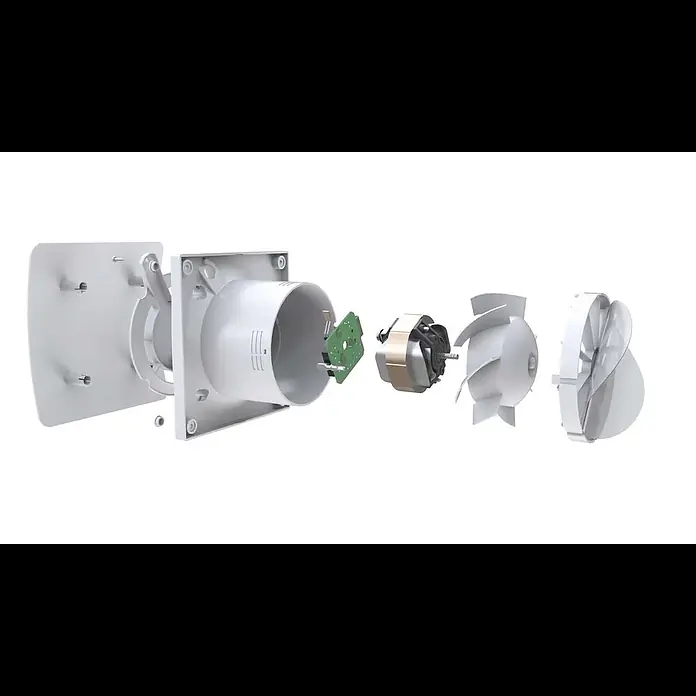 Bosch Wandventilator Fan 1500 - Weiß, 12,5 cm - Badlfter FAN 1500W125 von Bosch | Aufbau