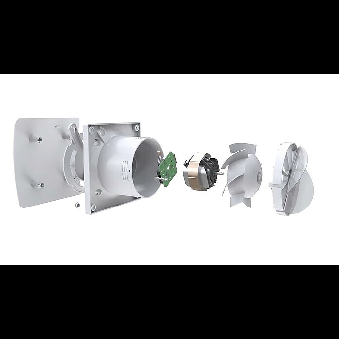 Bosch Wandventilator Fan 1500 DH (Weiß, 10 cm) | BAUHAUS