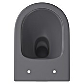Wand-WC-Set Nakia (Spülrandlos, Ohne Spezialglasur, Spülform: Tief, WC Abgang: Waagerecht, Grau) | BAUHAUS