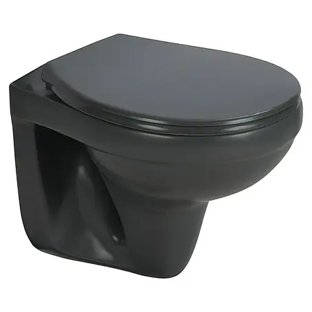 Sanicomfort  Wand-WC Anthrazit Matt