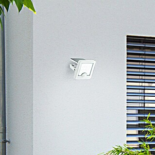 Brilliant LED-Solar-Außenwandleuchte Luton (Bewegungsmelder, 4 W, Kunststoff, Neutralweiß, Weiß)